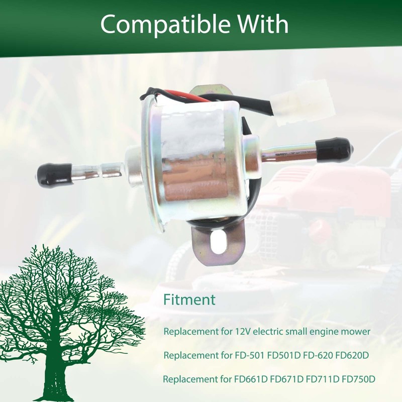 Autoparts 49040-2065 Fuel Pump Replacement for FJ180V Engine Replacement for