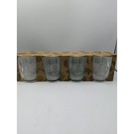 Home Essentials Retroware Pineapple Glasses (Set Of 4) Rock 13 oz