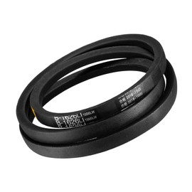 Kozelo B-1626/B64 V-Belts - [64" Inner Girth x 16mm Width x 11mm Thickness] B-Section Rubber Drive Belt for Power Transmission Use, Black