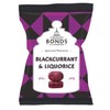 Bonds of London Blackcurrant & Liquorice Bags 120g (Pack of