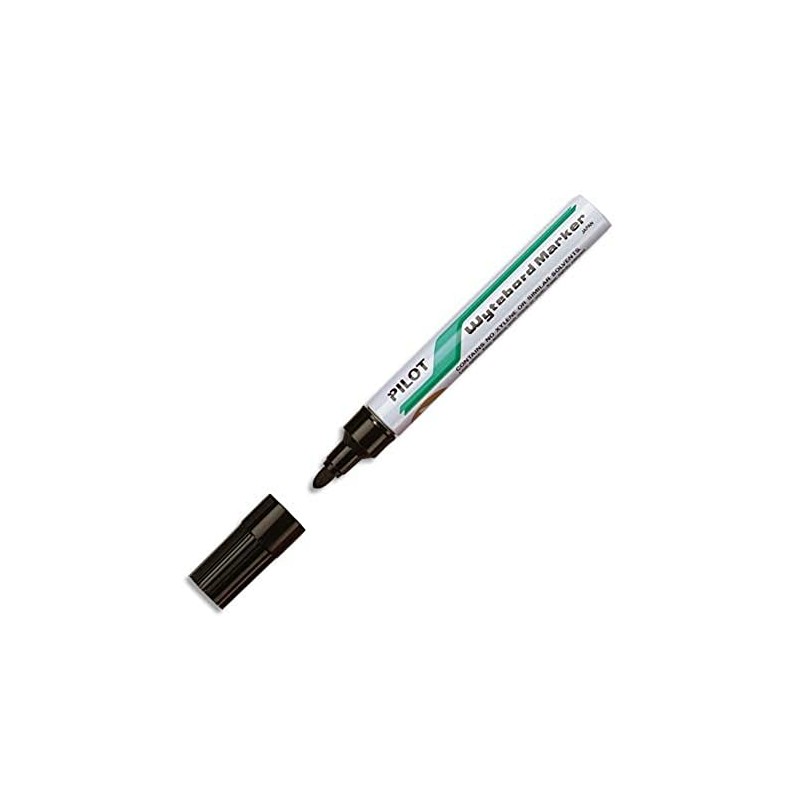 Pilot Whiteboard Marker Bullet 4.0 mm Tip - Black, Box