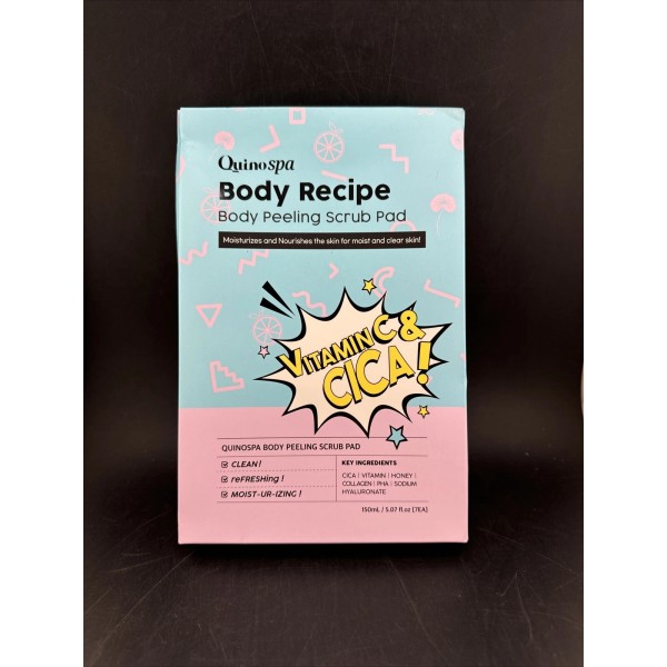 Quinospa Body Recipe Body Peeling Scrub Pad 7 Scrub Pads