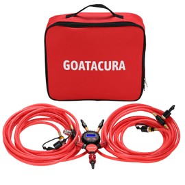 GOATACURA Heavy Duty 4 Tire Inflation Deflation System, Lock-On Air Chucks, Digital Tire Pressure Gauge
