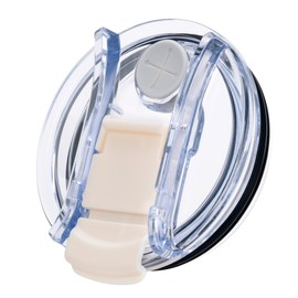 Soledea Tumbler Lids for Yeti, Replacement Lids for Yeti 20 oz Tumbler with Lock and Straw Hole for 10mm Straw, Spill Proof Reusable Tumbler Cover