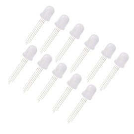 MakerMind 10 x Large 10 mm RGB LED Common Cathode Compatible with Arduino, Raspberry Pi DiY-Electric