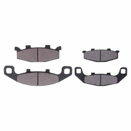 ApplianPar Front and Rear Brake Pads Kit for Kawasaki EX250 Ninja 250R 1988 1989 1990 1991 1992 1993 1994 1995 1996 1997 1998 1999 2000 2001 2002 2003 2004 2005 2006 2007