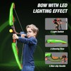 HYES Bow and Arrow for Kids, LED Light Up Archery