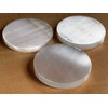 GAF TREASURES 6" Selenite Charing Plate Circle, Selenite Charging Station