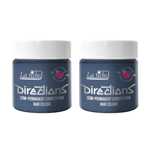 2x La Riche Directions Semi-Permanent Hair Color 100ml Tub -