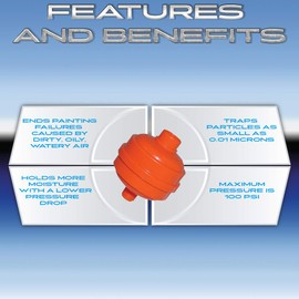 Motor Guard D-12-1 Disposable Spray Gun Filter