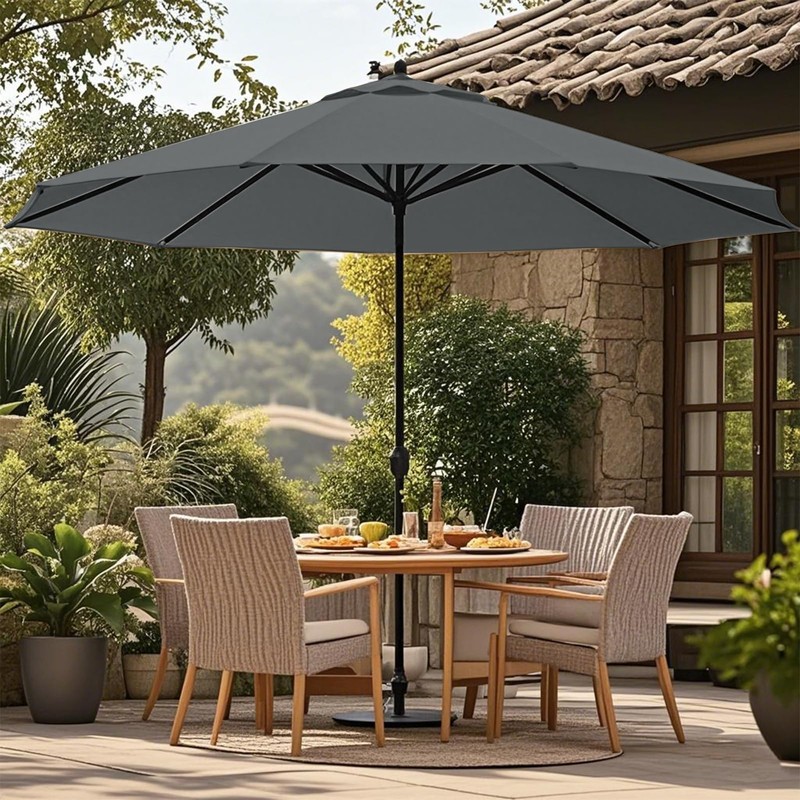 LUSCHEER Replacement Parasol Canopy Waterproof, Parasol Replacement Canopy Cover Patio
