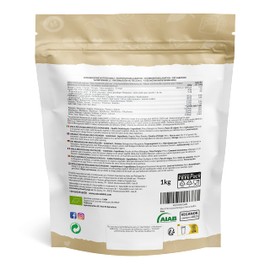 Maca Powder - 1 kg Organic Maca Powder - Natural and Pure Organic Product - Made in Peru from Maca Root - Gelatinised - NaturaleBio.