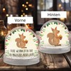 Mr. & Mrs. Panda Snow globe squirrel Christmas gift Christmas