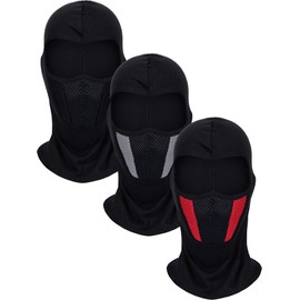 3 Pieces Balaclava Ski Mask Breathable Full Face Mask Windproof Sports Headwear for Outdoor Activities