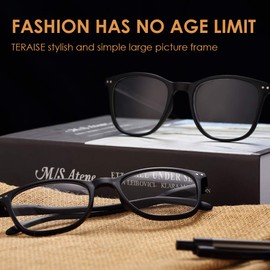 TERAISE Reading Glasses Ultralight Readers Women 2PCS Matte Computer Glasses