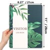 INKNOTE Visitor Log Book Spiral Guest Register Notebook for Office