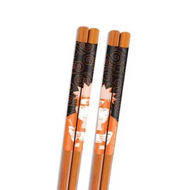Naruto Bamboo Chopstick Set By Just Funky (NARU-KWARE-1)