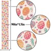 Nepnuser Linen Happy Easter Table Runner 90 inches Long Spring