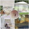 CINGHIA Square Canopy Bed Curtains, Mosquito Net Bed, Fine Mesh