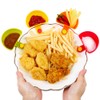 Dip Clip Bowl Holder(Set of 4), Luck Love Colorful Table
