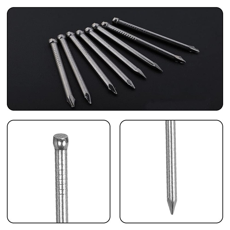 AHEOVSD Oval Steel Nails Carbon Steel Panel Pins Hand Drive