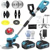 4-in-1 Cordless Electric Weed Wacker, 2 Pack 21V 3.0Ah Batteries