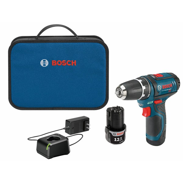 BOSCH PS31-2A 12V Max 3/8 In. Drill/Driver Kit with (2) 2 Ah Batteries