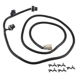 WMPHE Passenger Side Tail Lamp Wiring Harness Compatible with Chevy Silverado GMC Sierra 1500 2500HD 3500HD 2016 2017 2018 2019, Replacement for 23295977, Tail Light Wire Socket Wiring Harness Kit