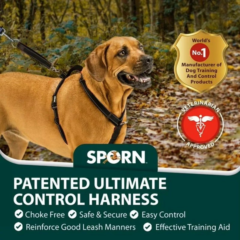 Sporn The Ultimate Dog Black Control Harness