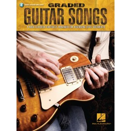 Graded Guitar Songs: Songbook, CD für Gitarre: 9 Rock Classics Carefully Arranged for Beginning-level Guitarists