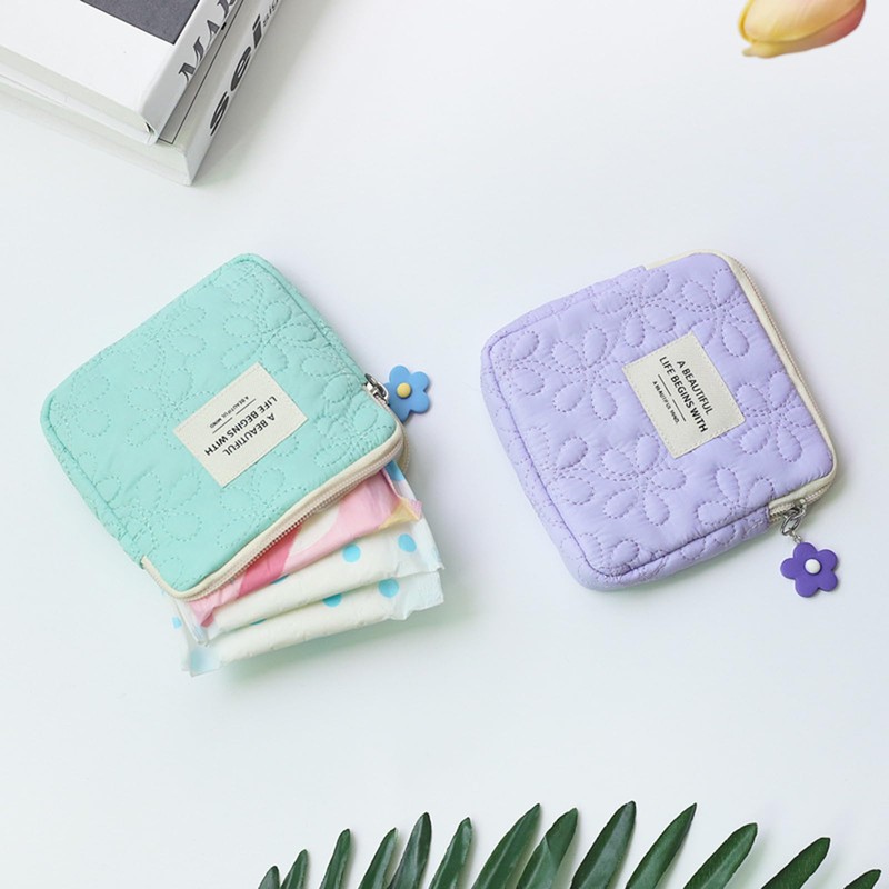 Sanitary Pouch, Small, Cute, Sanitary Supplies, Storage, Napkin Pouch, Sanitary
