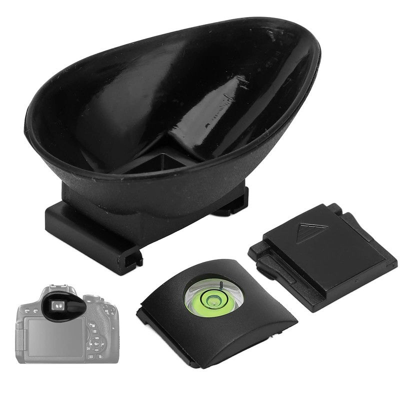 Goshyda Viewfinder Eyecup,for Canon EOS 760D,750D,700D,650D,600D,550D,500D,with Cold Shoe Cover,Camera Eyepiece