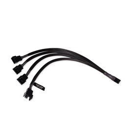 Alphacool 18683 Y-Splitter 4-Pin to 4x 4-Pin PWM 30 cm Cable Modding Sleeved