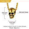 U7 Cremation Jewelry for Ashes for Women Men 18k Gold