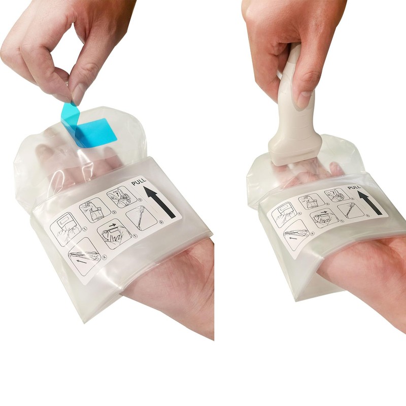 JZRYL Ultrasound Probe Cover - Latex-Free Sterile Disposable Clear, 5