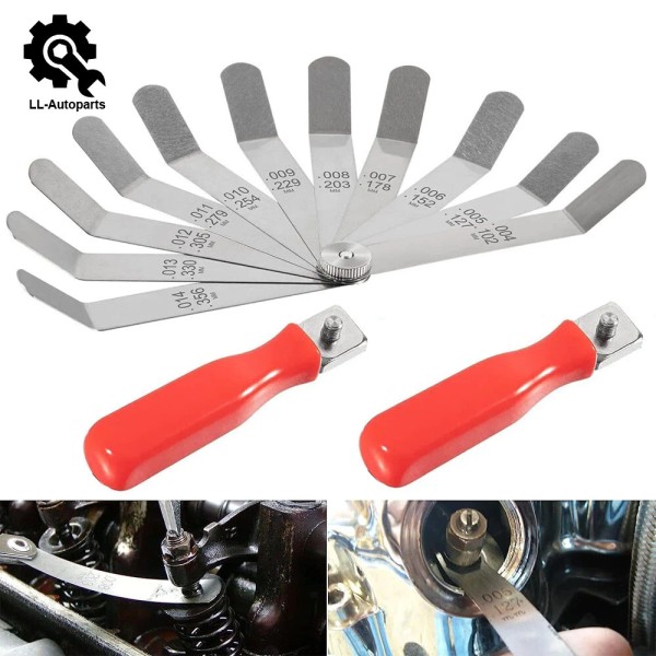 LL-Auto A308 Offset Valve Tappet Gauge Feeler Gauge Set 11