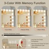 Ratsamee Pink Hollywood Vanity Mirror with Lights, 15 Replaceable Bulbs，3