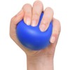 Blue Elastic Finger Strengthening Grip Ball, Wrist Exercise Ball Finger
