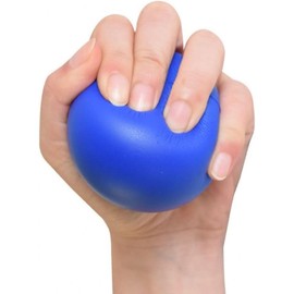 Blue Elastic Finger Strengthening Grip Ball, Wrist Exercise Ball Finger Strengthening Grip Squeeze Training Tool, Finger Exerciser