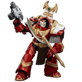 JOYTOY Warhammer 30K 1/18 Action Figure The Horus Heresy Thousand Sons Sekhmet Terminator Cabal Sekhmet with Combi-Melta and Achea Force Weapon Collection Model Birthday Gifts 5.35 Inch