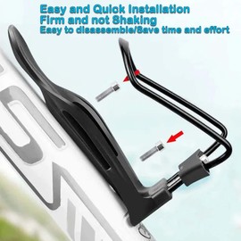 YUENTOEN Bike Water Bottle Holder, Bicycle Water Bottle Cages with Screws Tool, Universal Bike Cup Holder Rack for Road MTB Bicycle