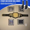 Wrestling Belt Wall Display Holder Compatible with WWE Belts, Wooden