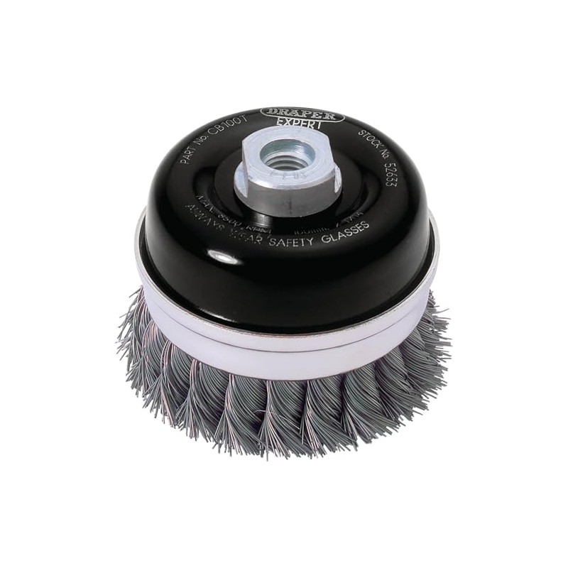 Draper Expert 52633 100 mm x M14 Twist Knot Wire