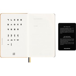 Moleskine Year of the Dragon Notebook Ahn Sang Soo, Lined Limited Edition, Hardcover, Large Format 13 x 21 cm, Lucky Charm Envelopes, Stencil, Artist Biography, Project History