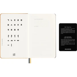 Moleskine Year of the Dragon Notebook Ahn Sang Soo, Lined Limited Edition, Hardcover, Large Format 13 x 21 cm, Lucky Charm Envelopes, Stencil, Artist Biography, Project History