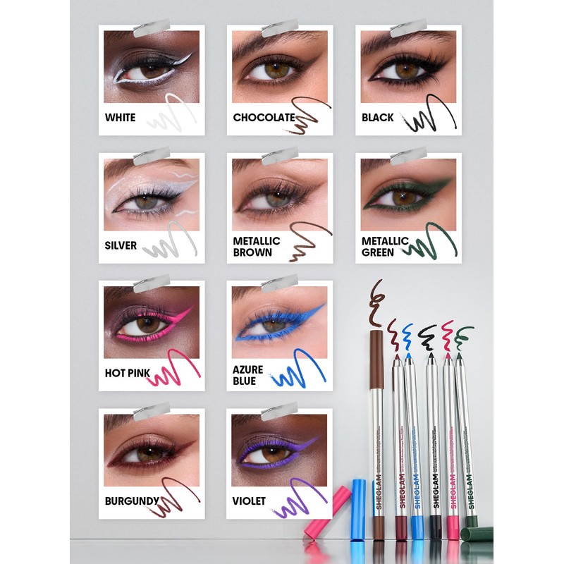 SHEGLAM Boldline Longwear Multi-Function Gel Liner-Burgundy