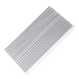 2pcs Aluminum Heatsink PC Cooling Fins Heatsink Module Radiator Fin for High Power Amplifier Transistor Semiconductor Devices with 16 Density 100x60x10mm