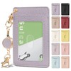 [VEISEN] Commuter Pass Case with Reel, Double-Sided, PU Leather, 2