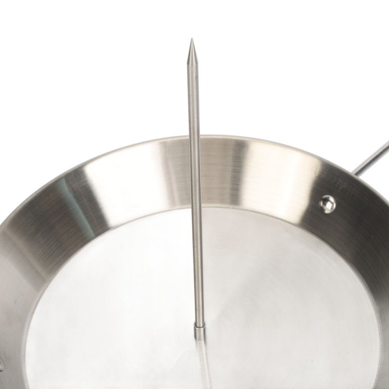 Vertical Skewer Screw Grill Pan Stainless Steel Removable Brazilian Vertical