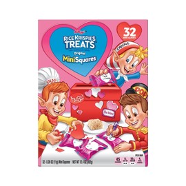 Kellogg's Rice Krispies Treats Original Mini Marshmallow Squares, 32 Count (Pack of 2)